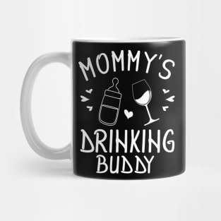 Milk And Wine Mommy's Drinking Buddy Happy Mother Father Day Mug